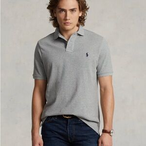 Polo by Ralph Lauren Men's Gray Preppy Norm Core Polo Shirt XL